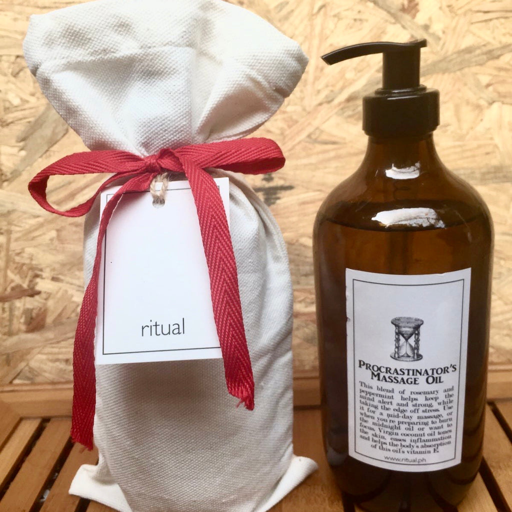 500ML PROCRASTINATOR'S MASSAGE OIL IN POUCH