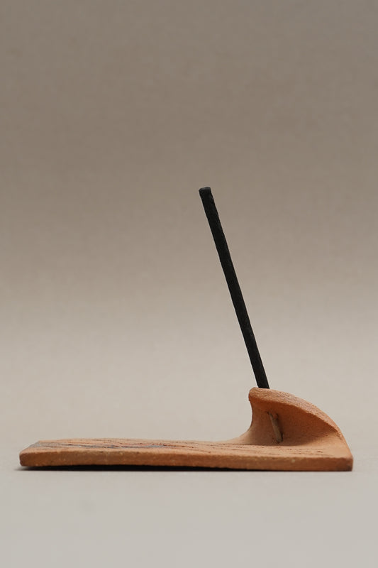 TERRACOTTA INCENSE HOLDER (FLAT)