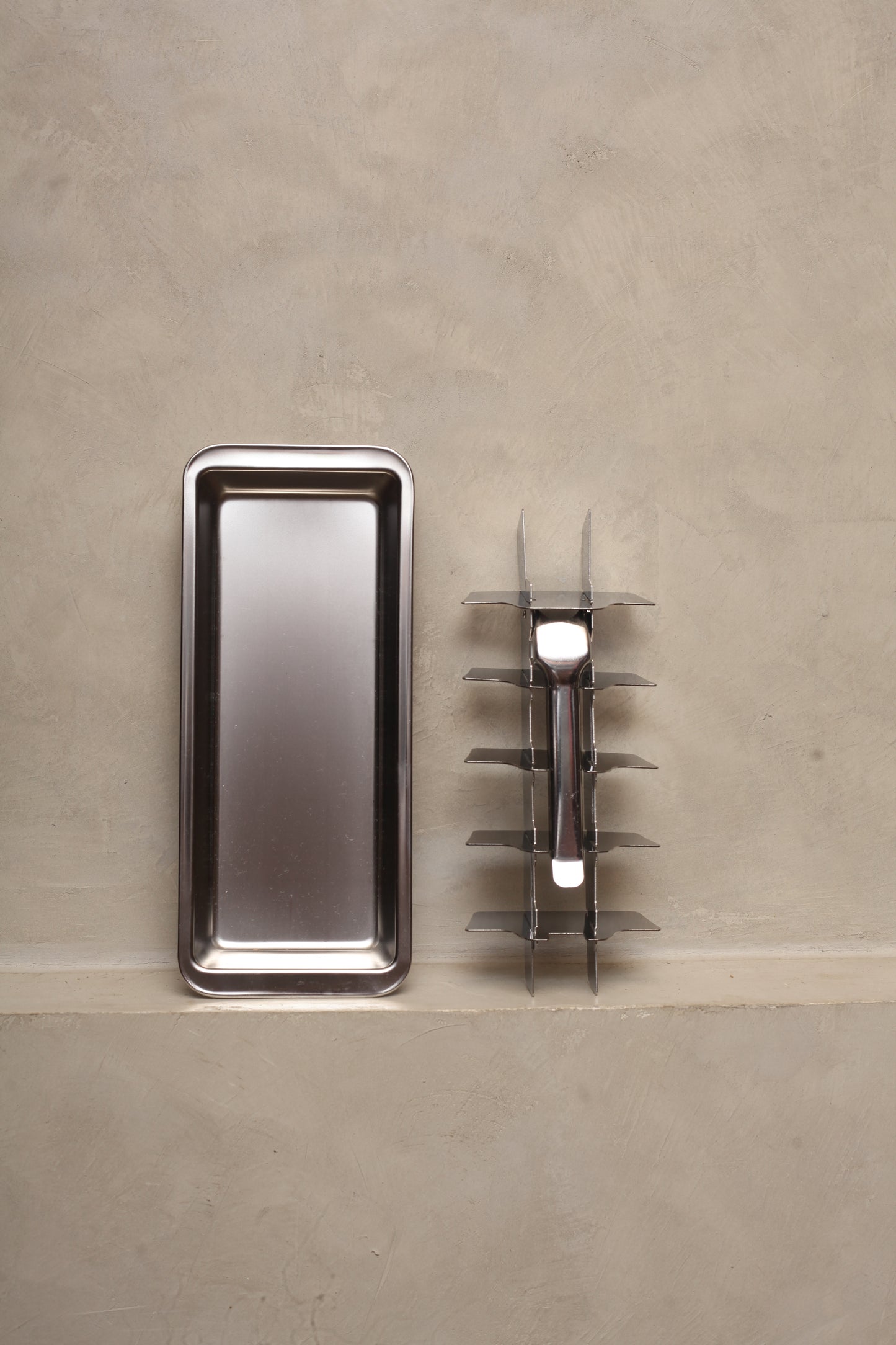 STAINLESS STEEL ICE CUBE TRAYS