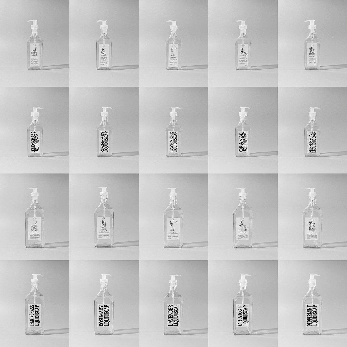 SOAP SALE: SET OF 6 LARGE (700ML) BOTTLES