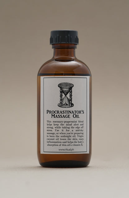 PROCRASTINATOR'S MASSAGE OIL