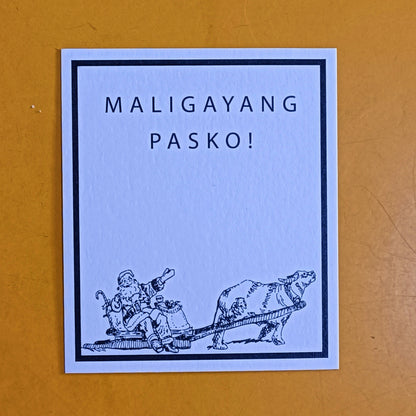 MALIGAYANG PASKO KARD
