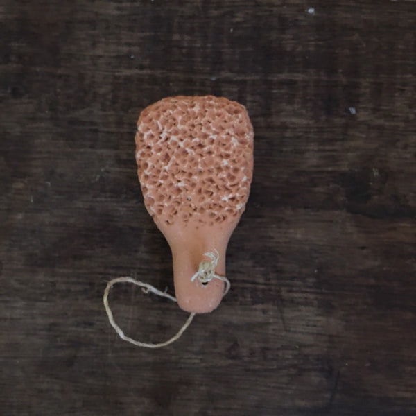 TERRA COTTA FOOT SCRUBBER