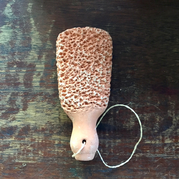 TERRA COTTA FOOT SCRUBBER